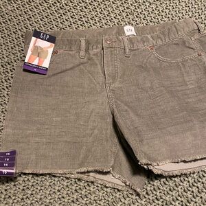 Plus Size Corduroy Shorts